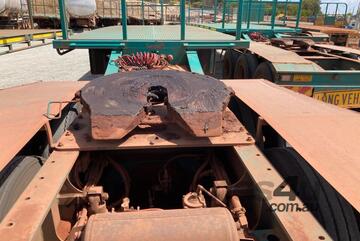 2020 Bruce Rock Engineering BRE-TR350 Tri Axle Flat Top A Trailer