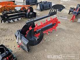 Unused Captok Trencher to suit Mini Skidsteer Loader  - picture1' - Click to enlarge