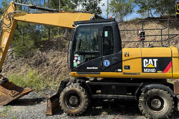 2011 Cat M316D Wheel Excavator, Tilt Hitch, E.M.U.S MS1062 2011 Cat M316D Wheel Excavator, Tilt Hitch, E.M.U.S MS1062