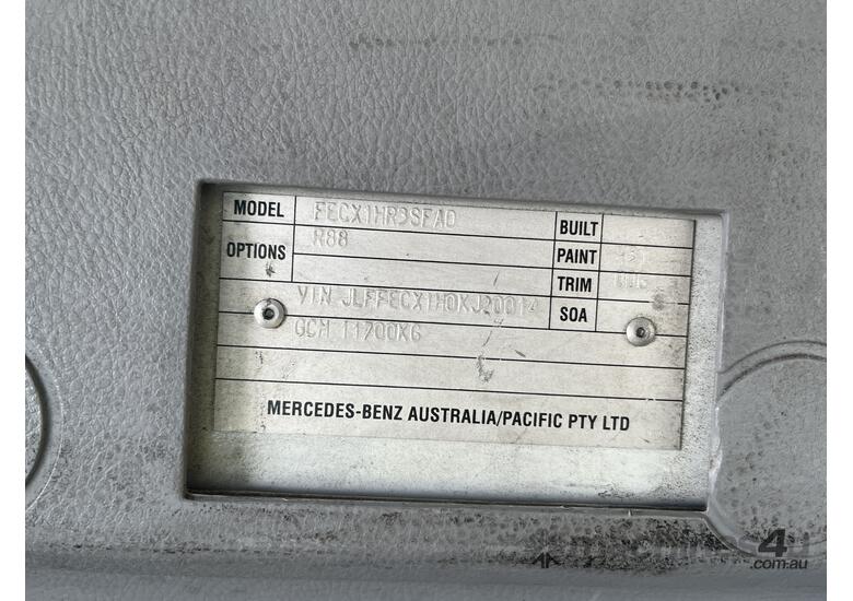 caption 2015 Mitsubishi Fuso Canter 918 4x2 Curtainsider w/Tailgate Lift