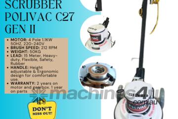 C27 GEN II Rotary Scrubber Polivac With 40CM QUICK RELEASE
