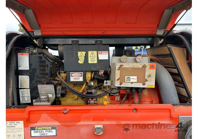 caption Unknown Single Axle Trailer Mounted Water Pump