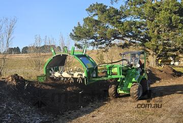 Gujer TG 201 Compost Turner for Mini Loaders