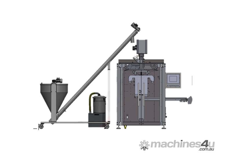 caption Automatic 4-side Sachet Packaging Machine