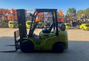 Clark GTS25L # 2.5 Tonne LPG Forklift # 2500kg Load Capacity # 4800mm Lift Height