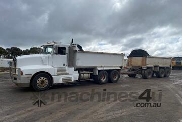 1989 Kenworth Tipper Truck & 1987 PTS Tipper Trailer Combo