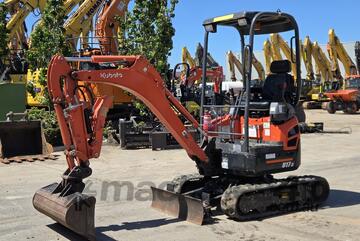 2020 KUBOTA U17-3 1.7T EXCAVATOR WITH HITCH, THUMB, BUCKETS, RIPPER, AUGER AND LOW 275 HOURS