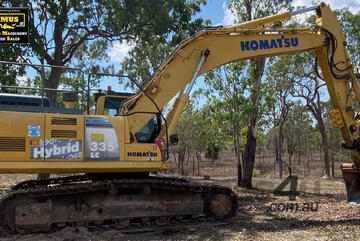 2013 Komatsu HB335 Hybrid Excavator, E.M.U.S MS1150