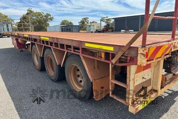 Trailer Flat Top Vawdrey 2010 10 stud 45ft Lead 1TVJ727 SN1824