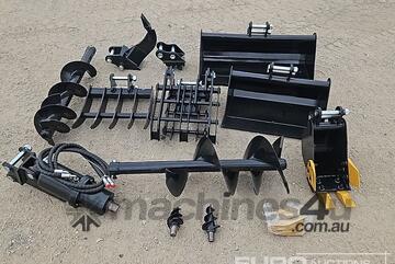 TPM 5pcs Bucket Teeth, 8 inch Bucket, 24 inch Bucket, 32 inch Bucket, Ripper,Rake,Quick Hitch, 8 in