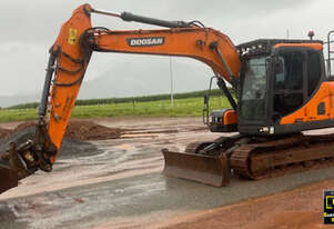 2021 Doosan DX140LC Excavator, attachments, E.M.U.S MS1169