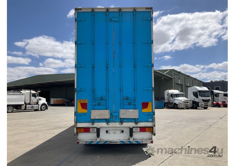 2010 Vawdrey VB S3 Tri Axle Drop Deck Curtainsider B Trailer