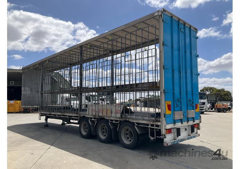 2010 Vawdrey VB S3 Tri Axle Drop Deck Curtainsider B Trailer