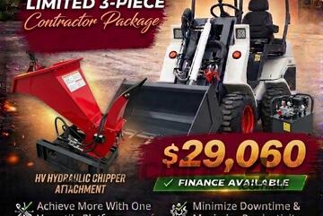 Brand   Ozziquip AL20 Mini Loader 4-in-1 with Chipper 3-Piece Package