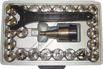 Collet & Chuck Set - 25 Piece NT30 x ER40 Collet Range 3 - 26mm 