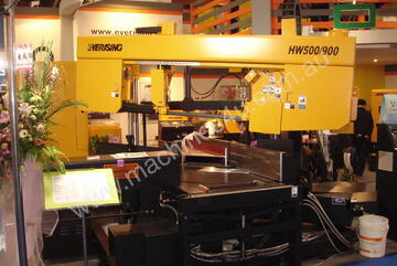 EVERISING HW 500 /900 SEMI AUTO MITRE BANDSAW | 500MM X 900MM CAP | DOUBLE MITRE | HEAVY DUTY
