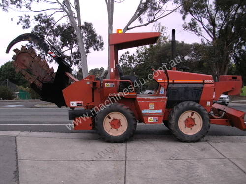 ditch witch 6520 subsoil trencher ,  595 hrs 