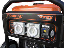 PROMAC Torini DIESEL Portable Tradie Generator *6.8kVA Max*  (Model- GTD068E) - picture2' - Click to enlarge