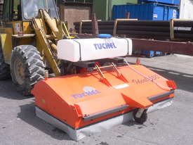 Tuchel Ideal Angle Bucket Broom Road Sweeper for Skid Steers and Mini Loaders - picture0' - Click to enlarge
