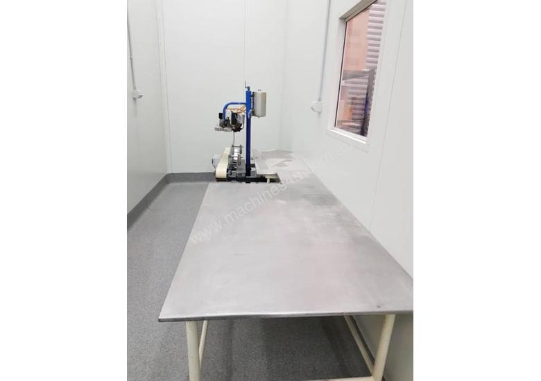 caption Stainless steel bench impulse heat sealer conveyor food bags