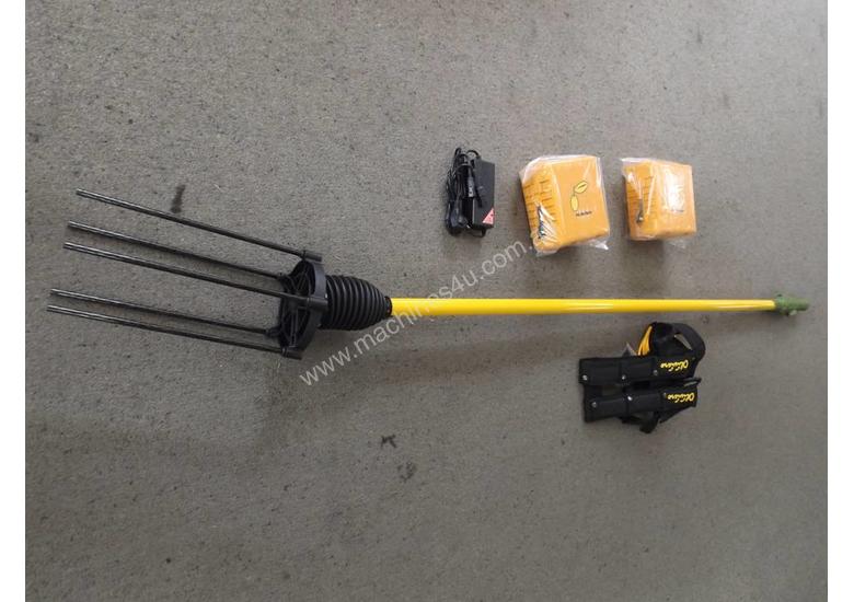 caption Oliviero Electric Hand Held Harvester