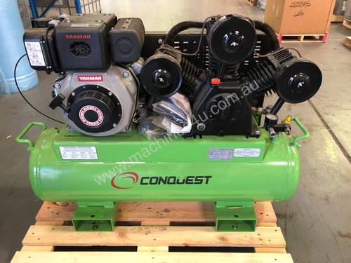 CONQUEST CD27/120ES 18.6cfm 8Bar Diesel Reciprocating Air Compressor