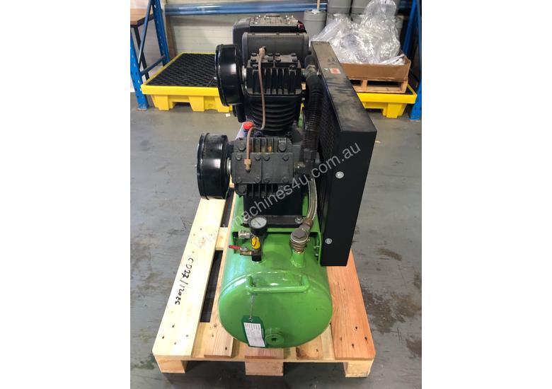 caption CONQUEST CD27/120ES 18.6cfm 8Bar Diesel Reciprocating Air Compressor