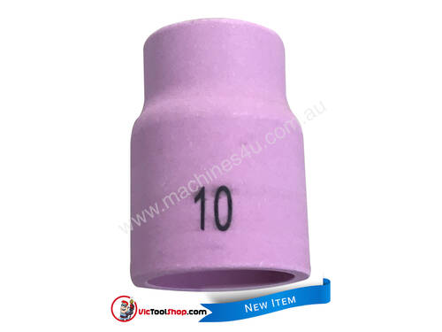 Tigmaster TIG Shroud Gas Nozzles Ceramic SR17/26  #10 16MM Stubby 54N12SW
