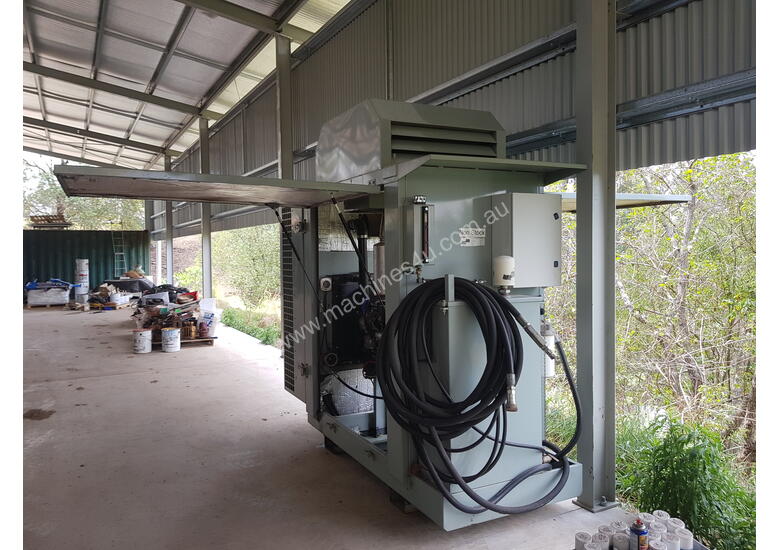 caption 60 HP 2011 Silenced Isuzu 4 Cyclinder Turbo Diesel Kawasaki Hydraulic Power Pack