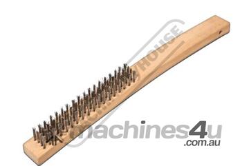 WBSS4R Wire Brush - Stainless Steel 4 x Row Bristle Type
