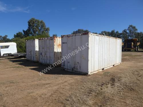20 Foot Containers with Shelving