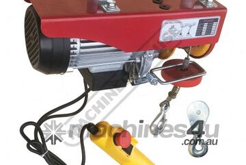TPMEH500 Mini Electric Hoist Double Lift - 0.5 Tonne x 6 Metres Lift - Speed 5m/min. Single Lift - 0