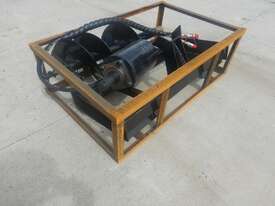 Hydralic Auger to suit Skidsteer Loader - picture1' - Click to enlarge