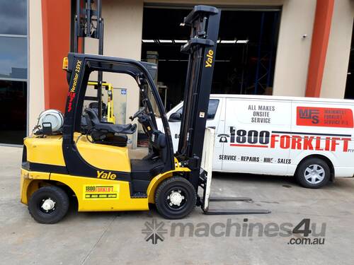 Yale GLP25VX 2.5t Counterbalance Forklift with Sideshift