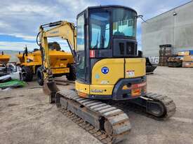 2016 YANMAR VIO55-6 5.6T EXCAVATOR WITH A/C CABIN, STEEL TRACKS WITH PADS AND 2885 HOURS - picture1' - Click to enlarge