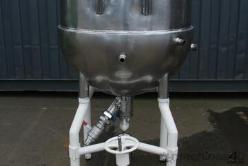 Jacketed Stainless Steel Tank Bowl - 380L