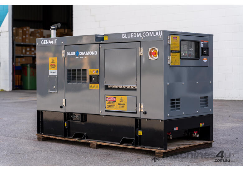 caption 44 KVA Diesel Generator 3 Phase 415V - Isuzu- Rental Spec