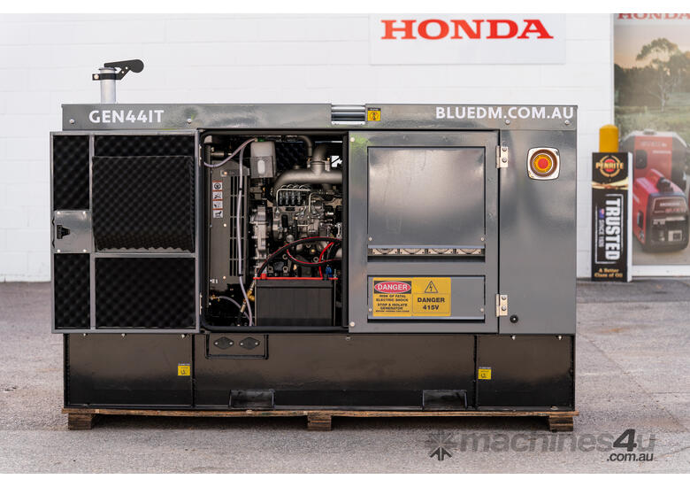 caption 44 KVA Diesel Generator 3 Phase 415V - Isuzu- Rental Spec