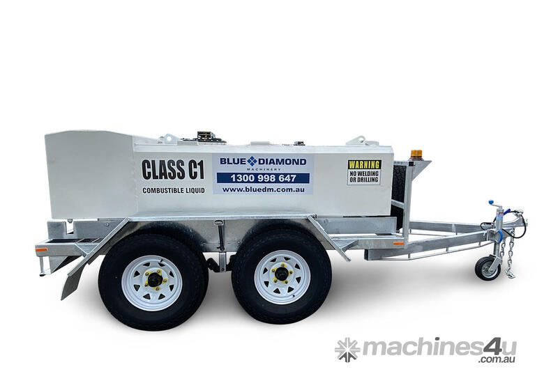 BLUE DIAMOND - 2000L Portable Self Bunded Diesel Trailer