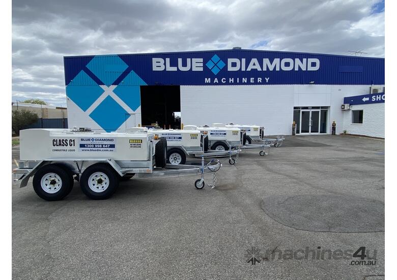 BLUE DIAMOND - 2000L Portable Self Bunded Diesel Trailer