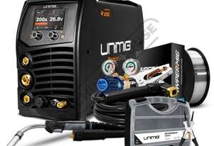 MIG/TIG/STICK WELDER RAZOR 200 PULSE SINGLE & DOUBLE PULSE MIG 40-200 Amps MIG5-200 Amps TIG