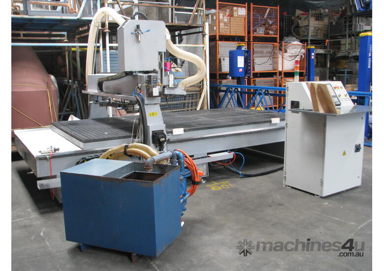 caption CNC Router Machine Auto Tool Change and Vacuum Table
