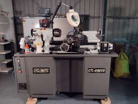 CYCLEMATIC  TOOLROOM LATHE  CTL-618EVS  (NEW)  with ATTACHMENTS - picture0' - Click to enlarge