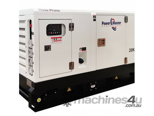 Generator: 20kva HI20S3 (3/Phase) POWER MASTER ISUZU Diesel Powered