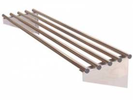 Brayco PIPE600 Stainless Steel Pipe Shelf (600mmLx - picture0' - Click to enlarge