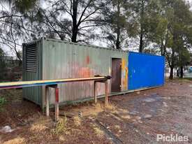 40ft Shipping Container Fitted With Side Entry, Shelving, Air Vents. Collection Via Appointment Only - picture0' - Click to enlarge