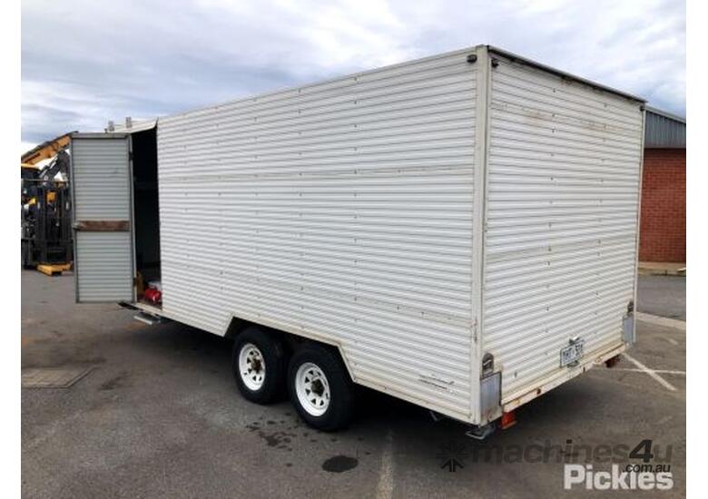 Buy Used home made Homemade Tandem Axle Enclosed Trailer Enclosed