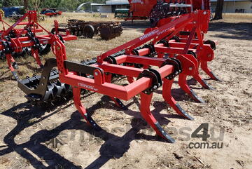 FARMTECH CZ-11-M CHISEL PLOUGH + PACKER ROLLER (11 TINE, 3.1M)