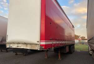 Trailer Flat Top Curtain Freighter Lead Tri 2011 38ft SN1554