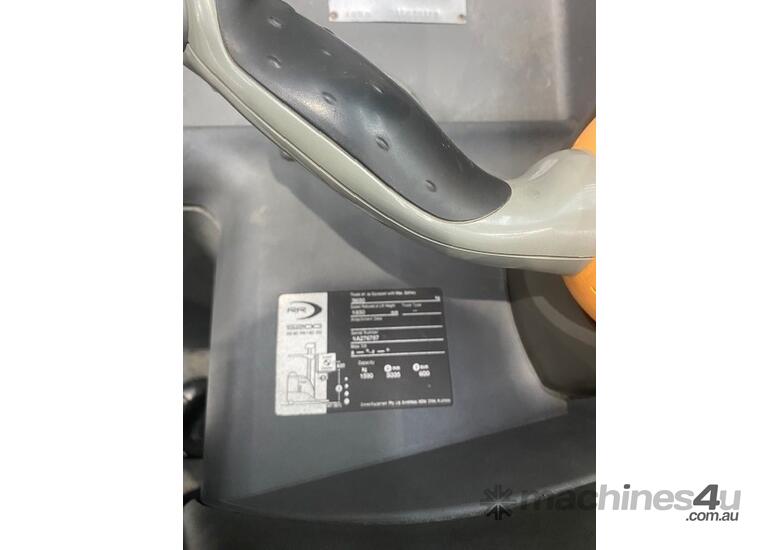 Crown narrow aisle rider reach forklift